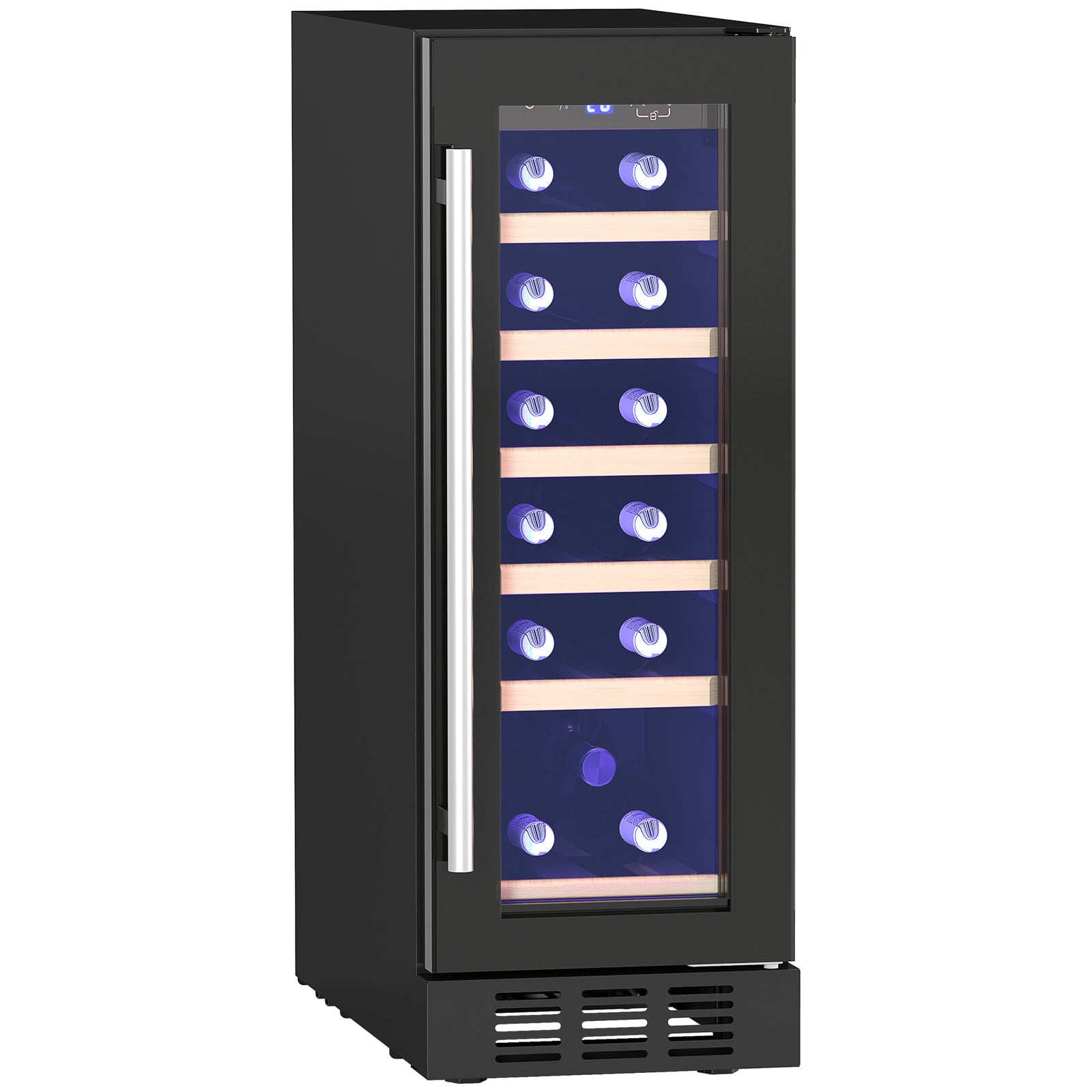Freestanding / Built-in Wine Cooler Fridge, 19 Bottle