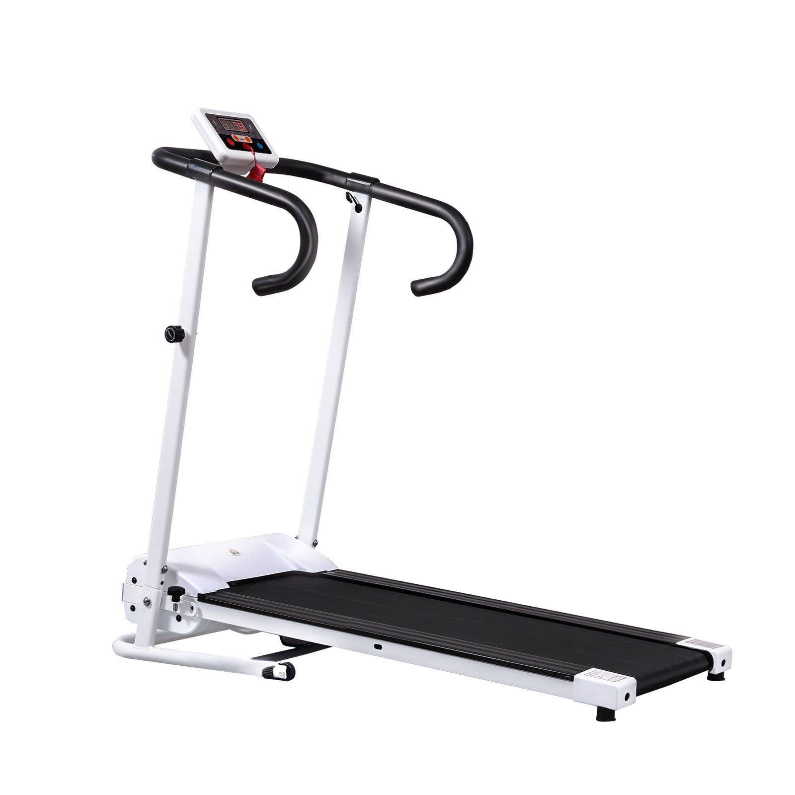 1-10km/h Folding Treadmill Home Running Fitness Machine | White