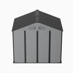 Breeins 8x6ft Plastic Garden Storage Shed With Secure Lockable Door