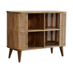 Artisan Furniture Solid Mango Wood Larissa Open Double Cabinet