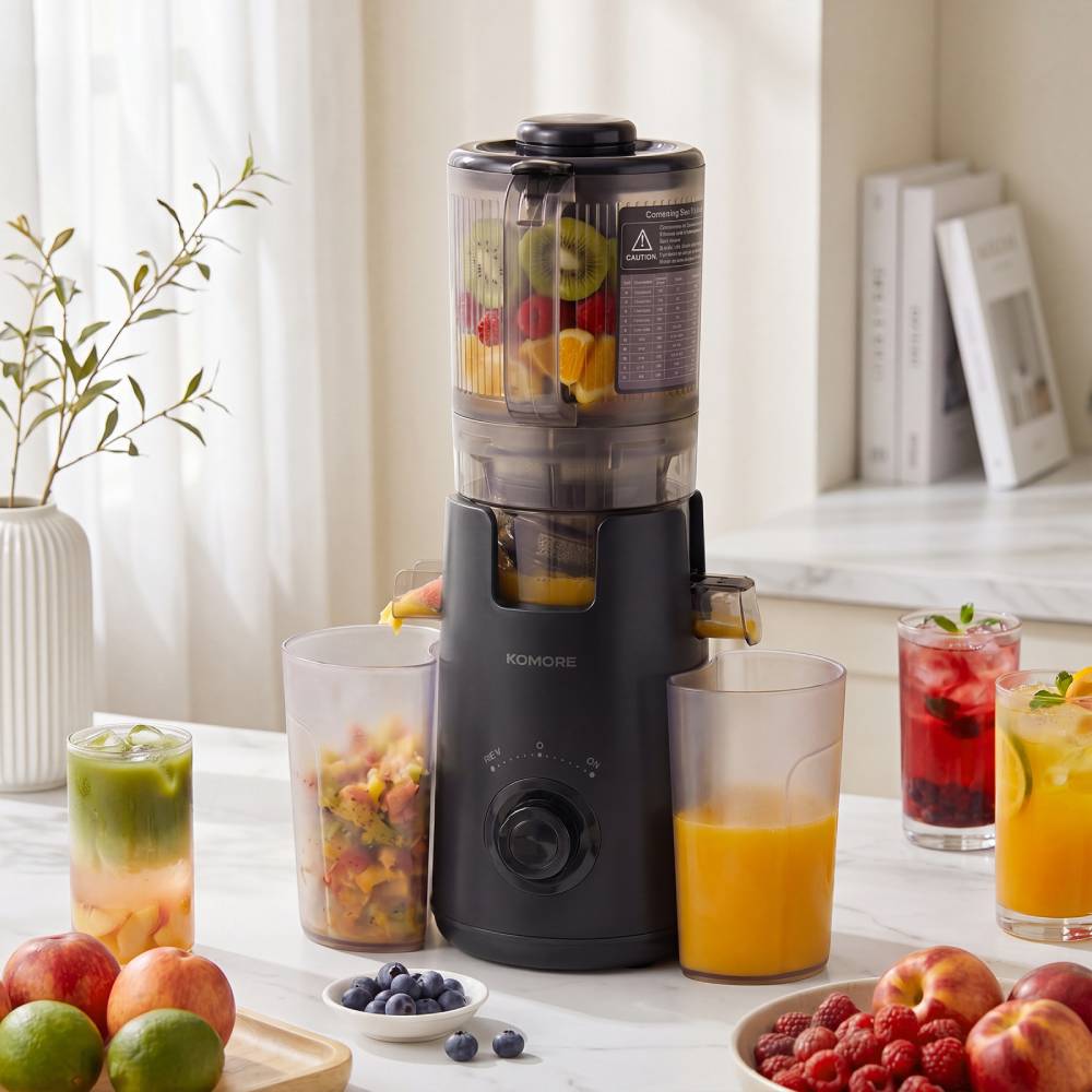 300w Cold Press Juicer Slow Masticating Machine | Black