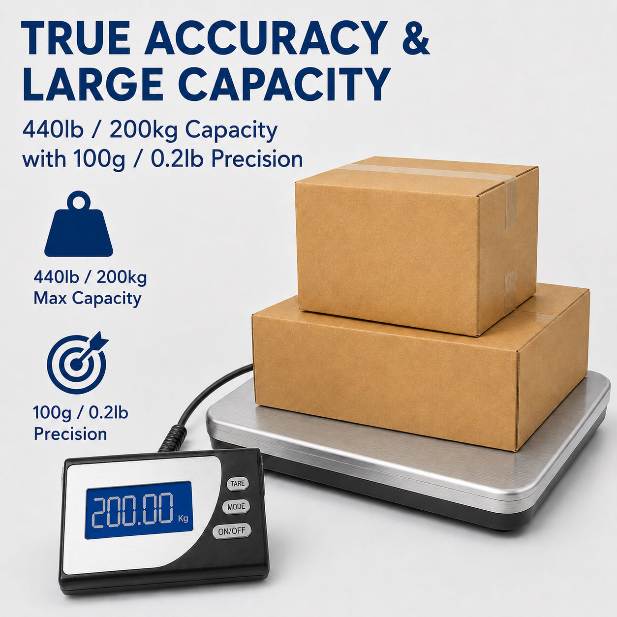 Postal Scales 100kg Digital Shipping Parcel Scales Heavy Duty Electric Postage Scales Weighing Machine