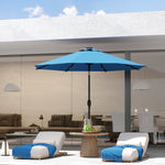 2.7m Patio Garden Umbrella, Outdoor Parasol