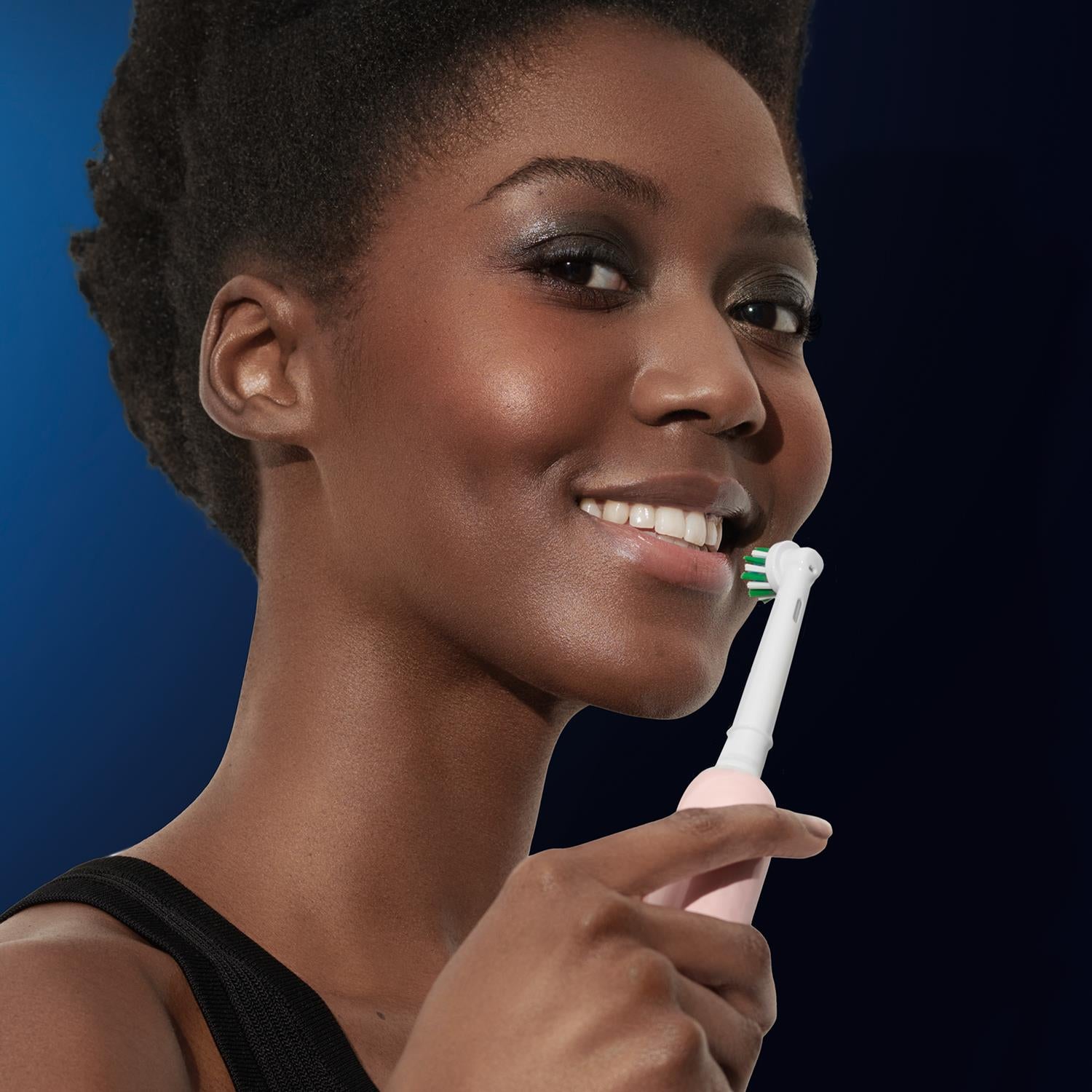 Pro 1 Cross-action Electric Rechargeable Toothbrush With 3 Modes, Pink