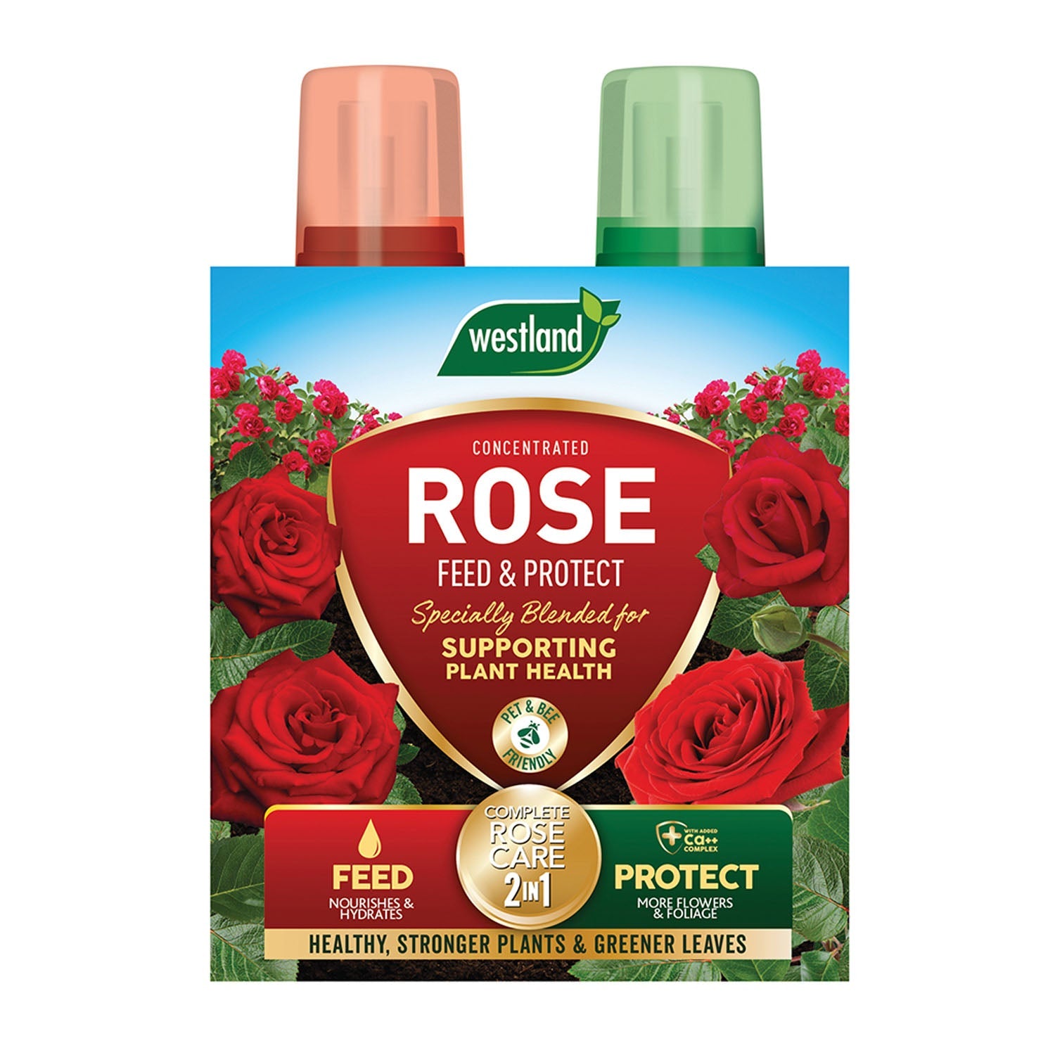 Rose Feed & Protect Duo Pack 2-in-1 Liquid Feed And Black Spot Treatment | Pair