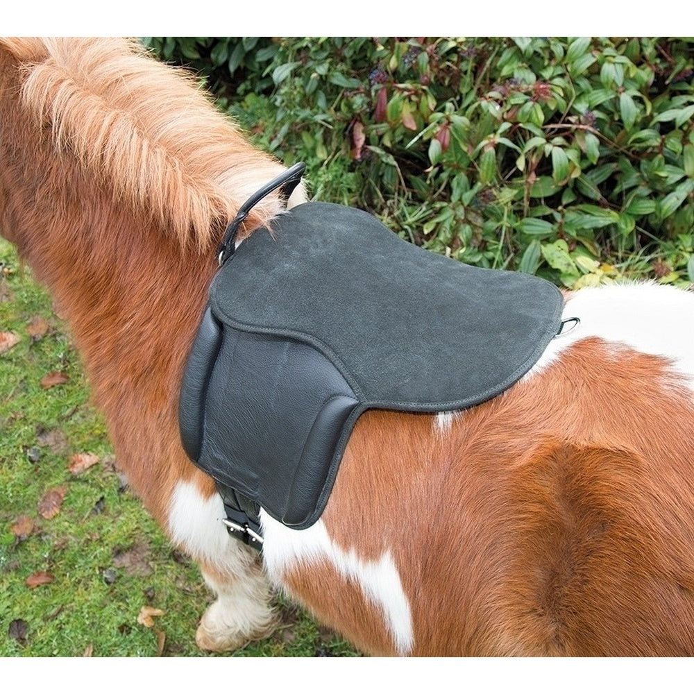 Leather Pony Saddle Pad | One Size | Black