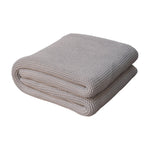 Double Knitted Throw | Grey