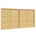Spruce Wood Fence Panel 180cm W X 90/120/150cm H, Weather-resistant Treated Wood With Eco-friendly Water-based Finish | Small