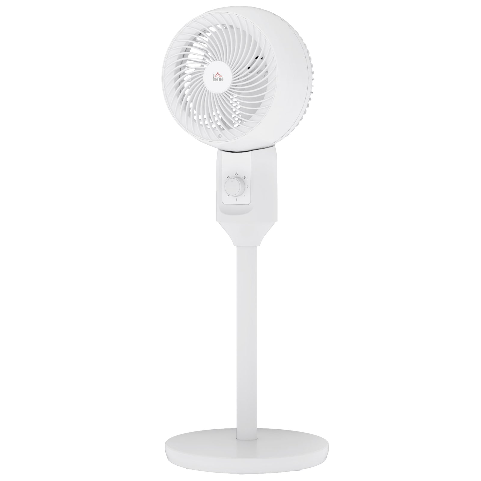 9 Inch Air Circulator Fan 70° Oscillation Carry Handle | One Size | White