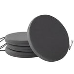 Bistro Chair Cushions, Chair Pads Set Of 4 | Dark Grey