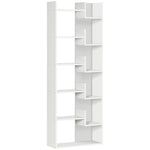 6 Tier Bookshelf Freestanding Decorative Storage Shelves