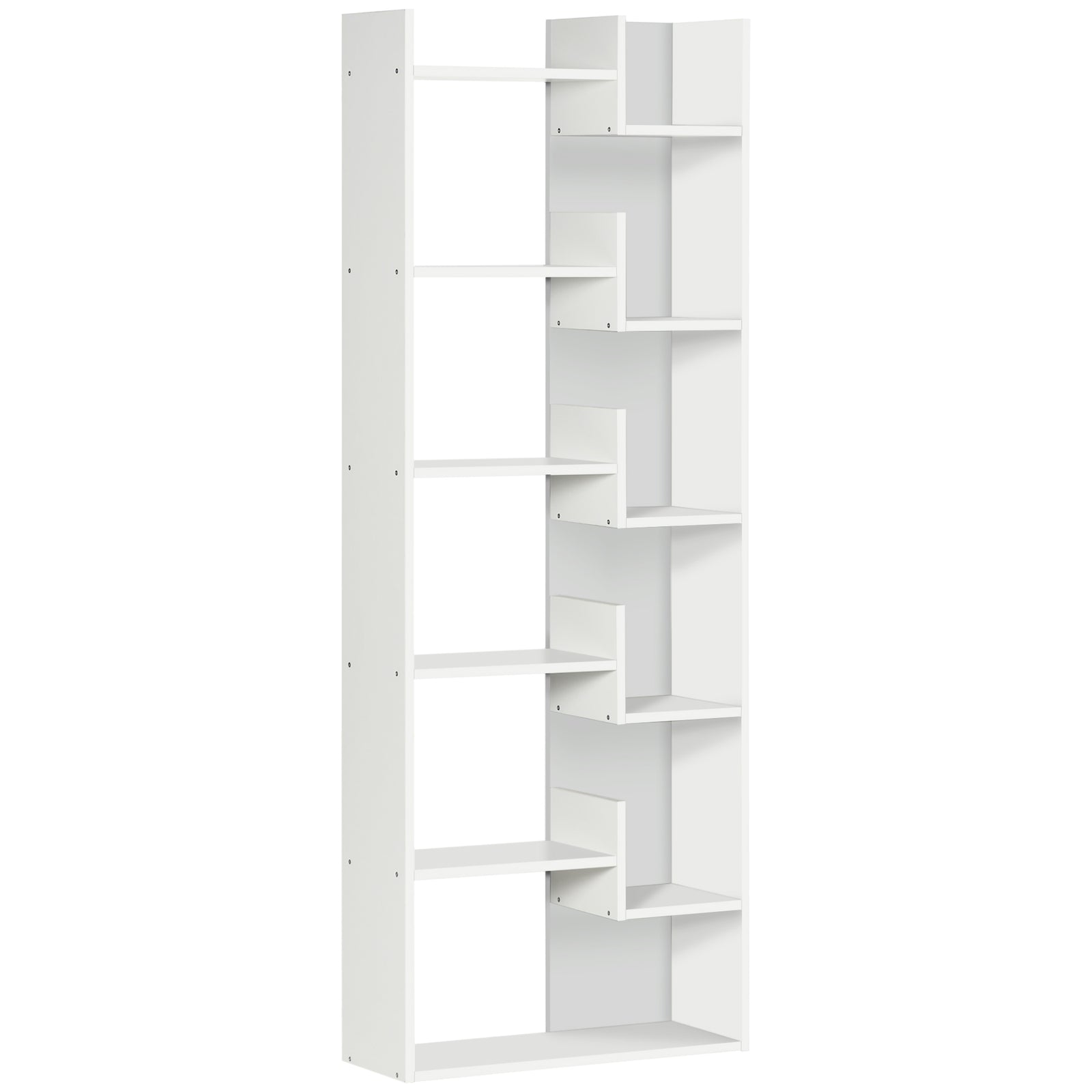 6 Tier Bookshelf Freestanding Decorative Storage Shelves