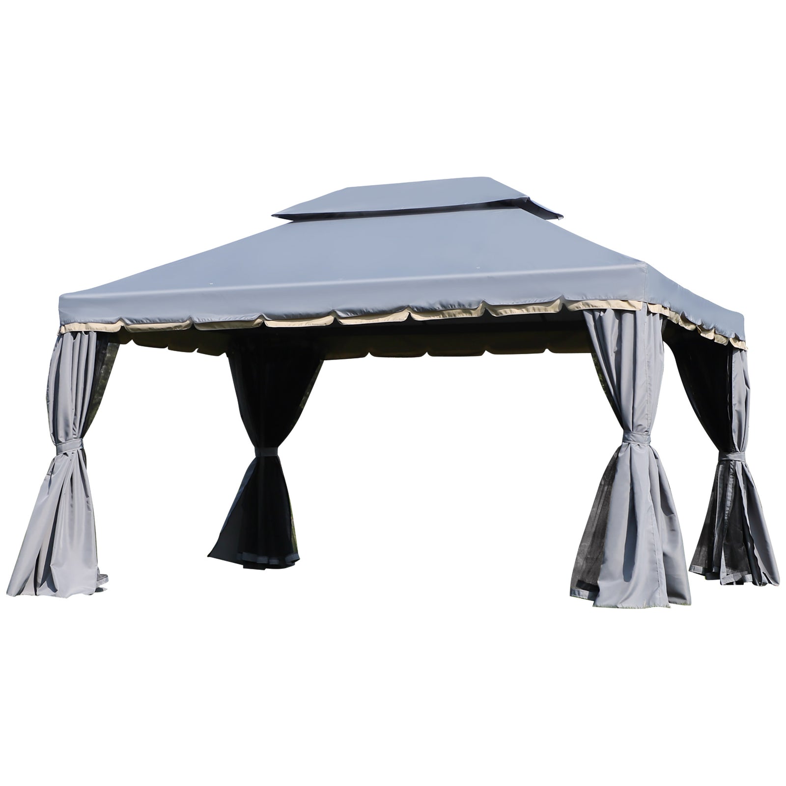 3 X 4m Aluminium Gazebo Marquee Canopy Pavilion Patio Garden