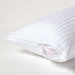 European Size Egyptian Cotton Pillowcase 330 Tc | 40 x 80cm | White