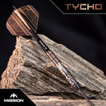 Tycho Darts - Steel Tip - 90% Tungsten | 26g | Black