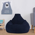 Kids Dalton Cord Bean Bag Chair | Navy Blue