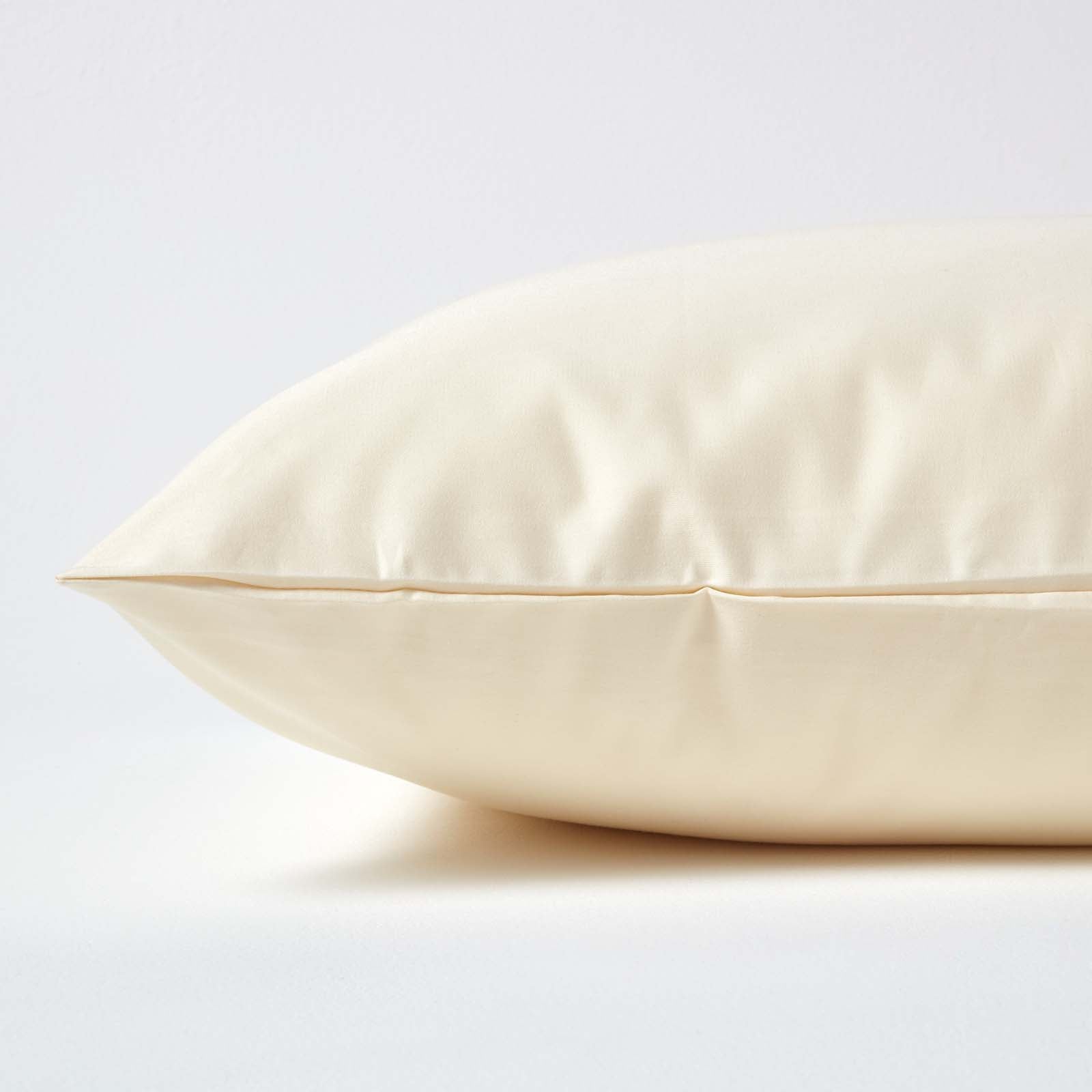Egyptian Cotton Housewife Pillowcase 1000 Tc | 48 x 74cm | Cream