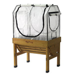 Small Classic Greenhouse Frame & Multi-cover Set | White