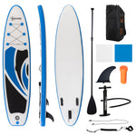 Paddle Board, 10.6', Non-slip, Accessories, Bag | White