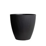 36cm Tall Round Plain Black Rubber Planters - Indoor Outdoor Planter | Set-of-1