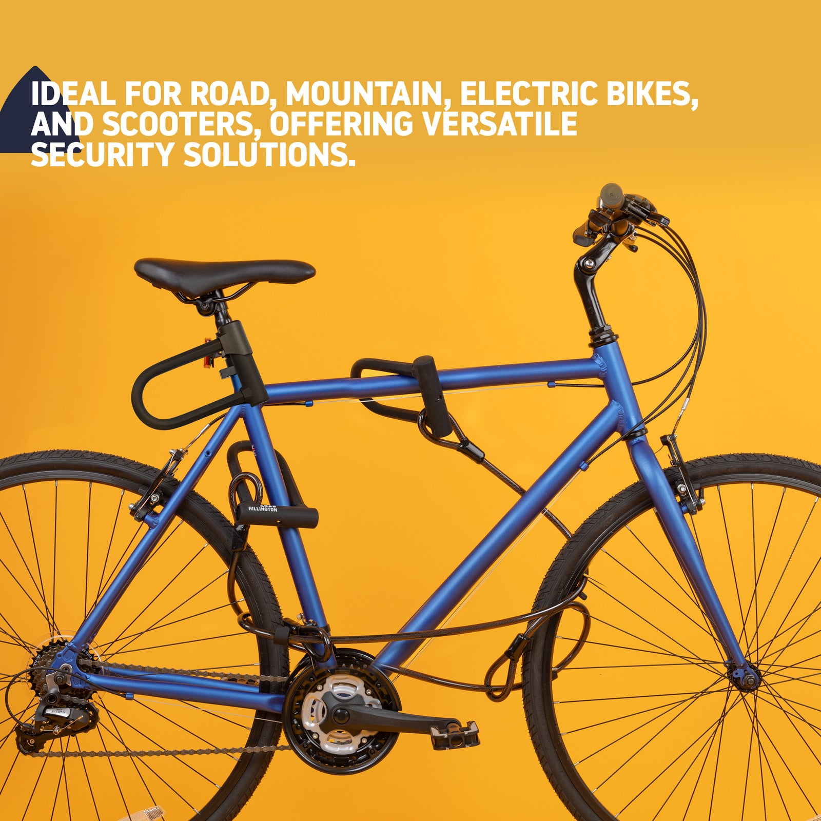 Bike U-lock With Cable