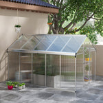 Aluminium Greenhouse With Door And Window