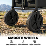 95l Foldable Festival Trolley On Wheels | Black