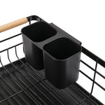 Kitchen Dish Drying Rack Iron Iron Dish Drainer | Black