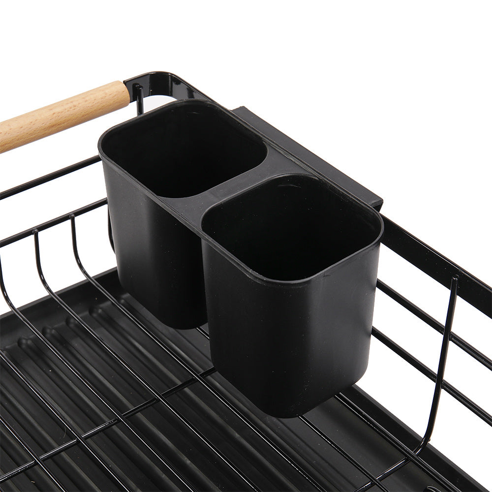 Kitchen Dish Drying Rack Iron Iron Dish Drainer | Black