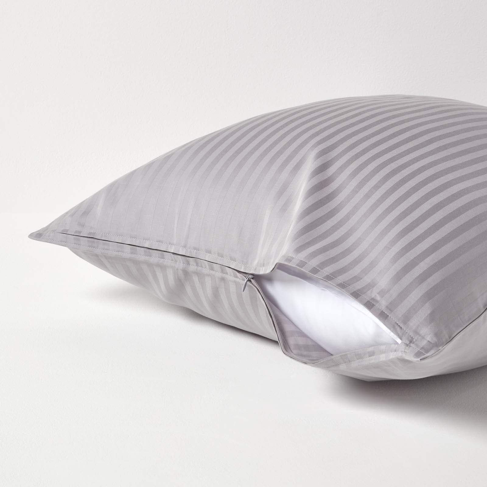 European Size Egyptian Cotton Pillowcase 330 Tc | 60cm x 60cm | Grey