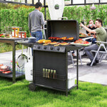 4+1 Burner Gas Bbq With Side Table