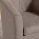 Millie Fabric Accent Chair | Brown