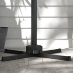 3m Solar Led Cantilever Parasol W/ Base | Khaki