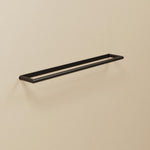 Towel Rack, Matt Black, Micra Collection