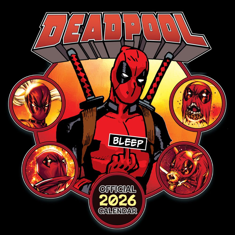 Deadpool 2026 Square Calendar Official Product