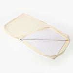 Quilted Cotton 2 Seater Orthopaedic Booster Cushion Cover | 50cm x 100cm | Cream