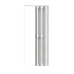 Breeins Magnetic Sliding Pvc Concertina Folding Door With Full Glass Panels