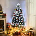 3/4/5/6ft Christmas Tree With Led Star Topper | 4ft | Green