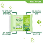 Kind To Skin Double Sided Cleansing Biodegradable Facial Wipes,25pcs,10pk | Set of 10