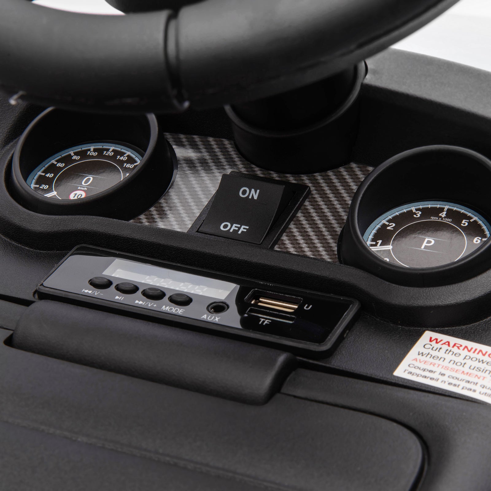 Land Rover Licensed Kids Electric Ride On Car Sliding Car | White