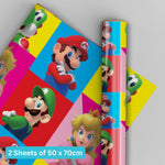 2 Sheets & 2 Tags Wrapping Paper