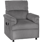 Massage Recliner With Quiet Motor, Power Reclining Chair | Grey