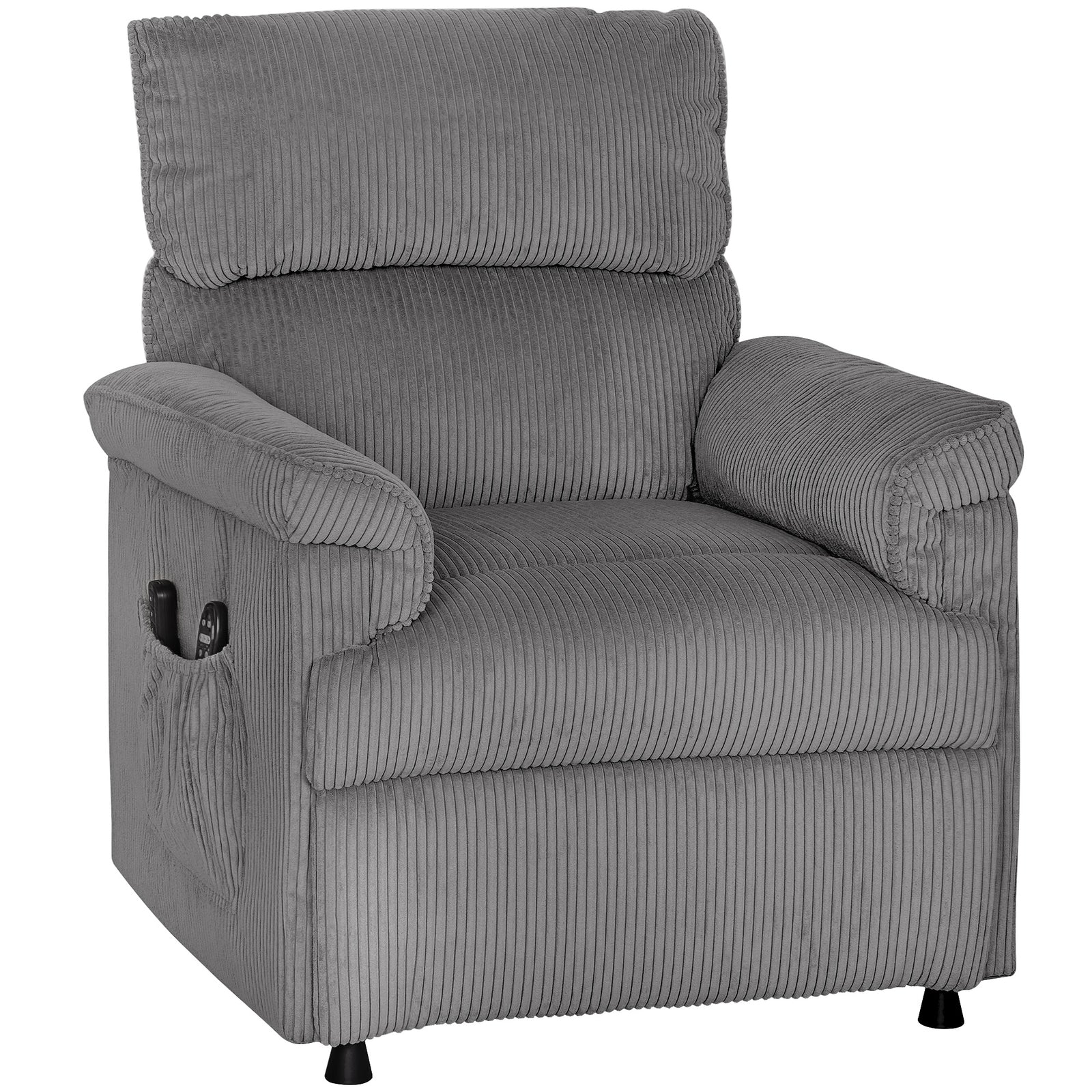 Massage Recliner With Quiet Motor, Power Reclining Chair | Grey