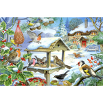 Feed The Birds - Big 250 Piece Jigsaw Puzzle For Adults & Kids, With Extra Large Pieces