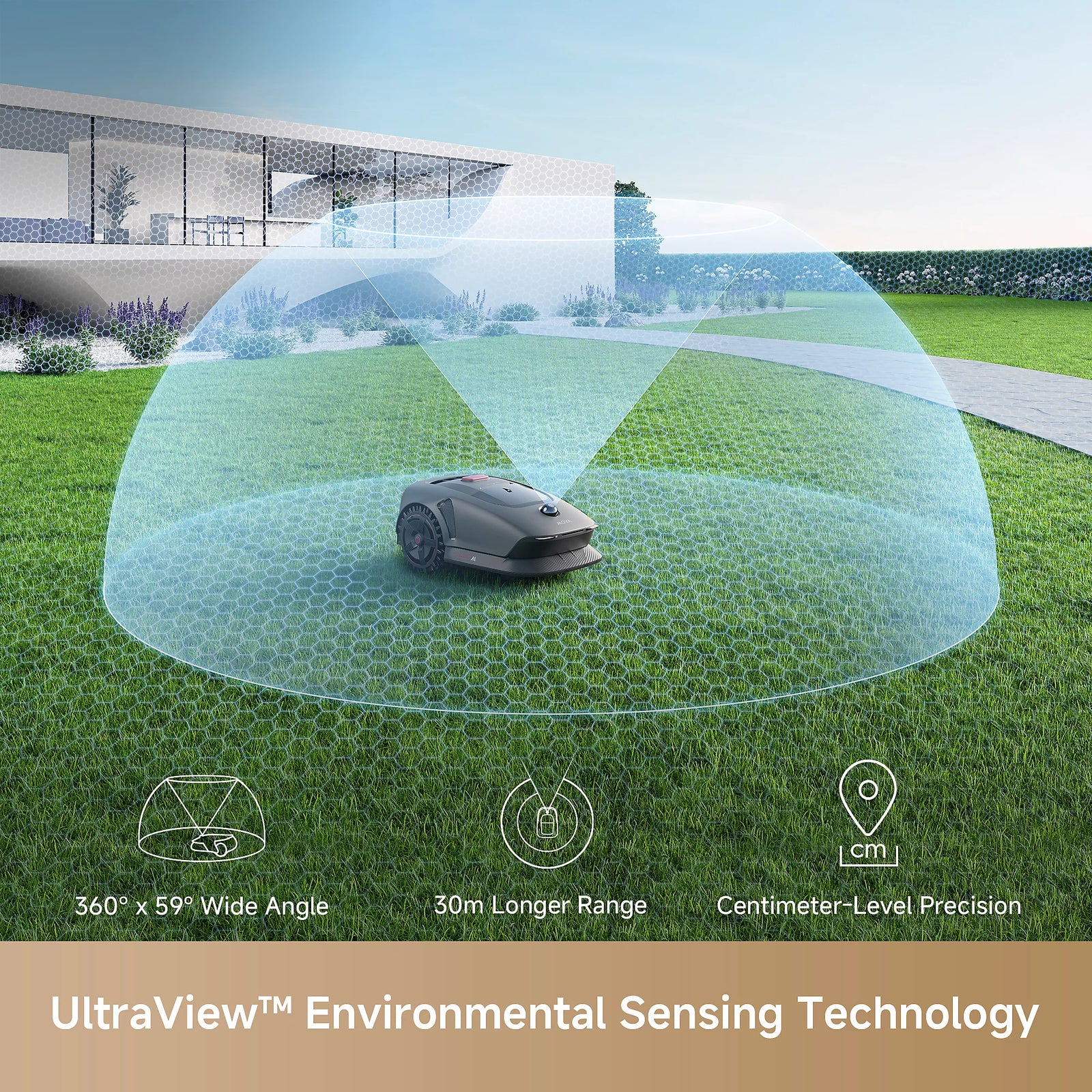 1000 Robotic Lawnmower For Lawns Up To 1000m2