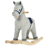 Children's Rocking Horse Ride-on Sound Wood Base Handlebars 36-72 Months