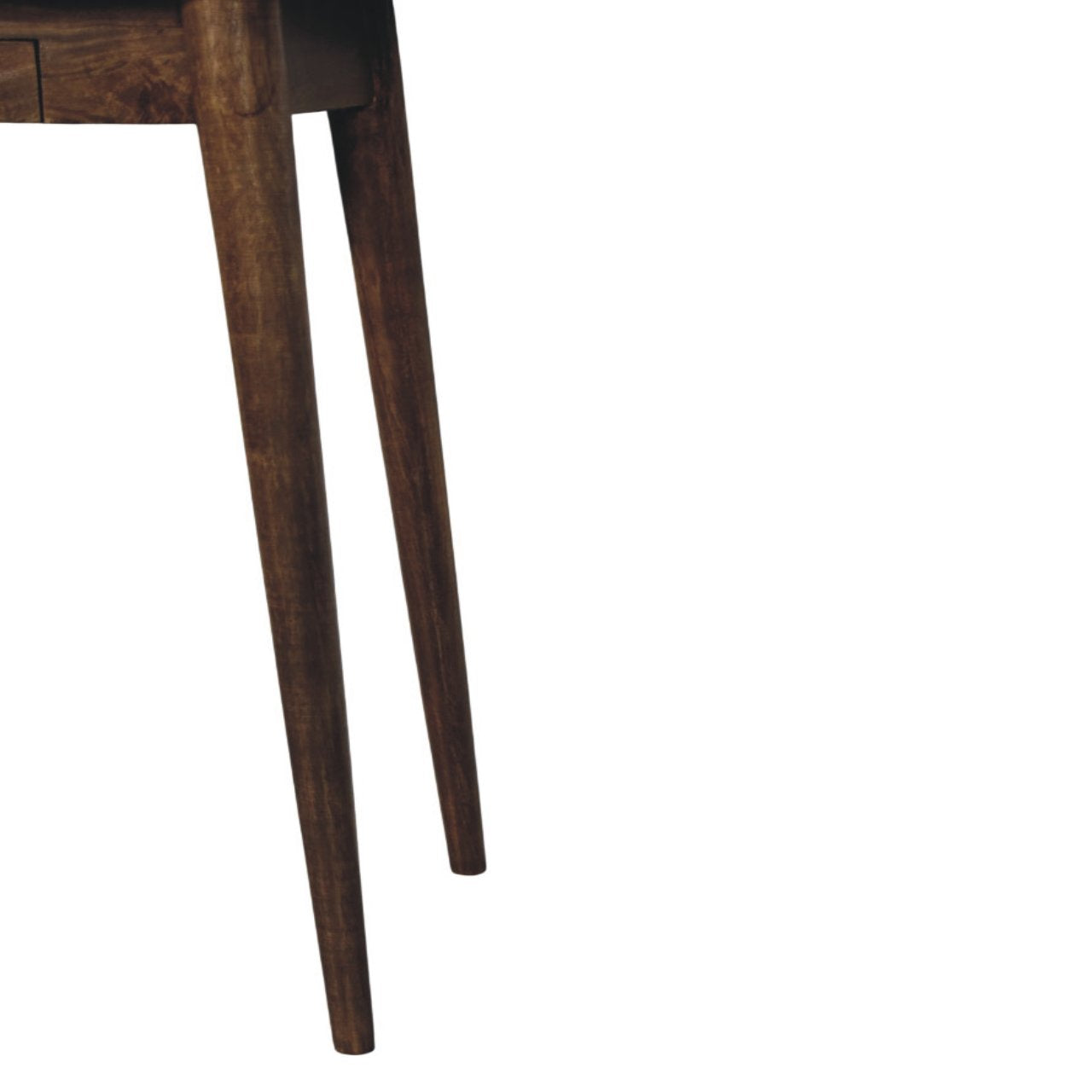 Artisan Furniture Solid Wood Nordic Writing Desk In Classic Grey