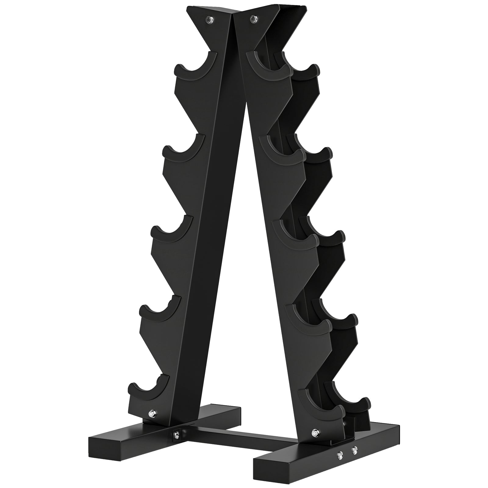 Five-tier Dumbbell Storage Rack For Home Gym | Black