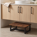 Step Stool With Metal Frame | Brown