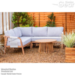Garden_Gear Acacia Eleni Corner Sofa Set